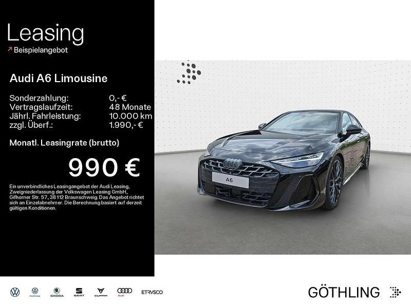 Mythosschwarz metallic Neu 2025 Audi A6 Edition .1 Limousine | 80.990 € (Fairer Preis) - Bild 1/4