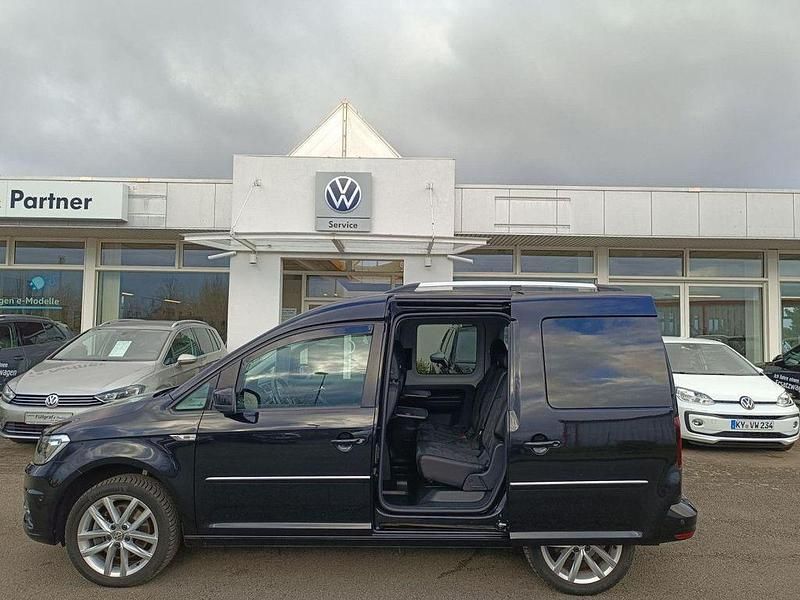 Gebraucht VW Caddy Highline 150 PS (110 kW) 2019 Deep black perleffekt Van / Kleinbus