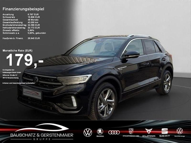 Schwarz Gebraucht 2023 VW T-Roc Sound SUV | 26.940 € (Etwas zu teuer) - Bild 1/4