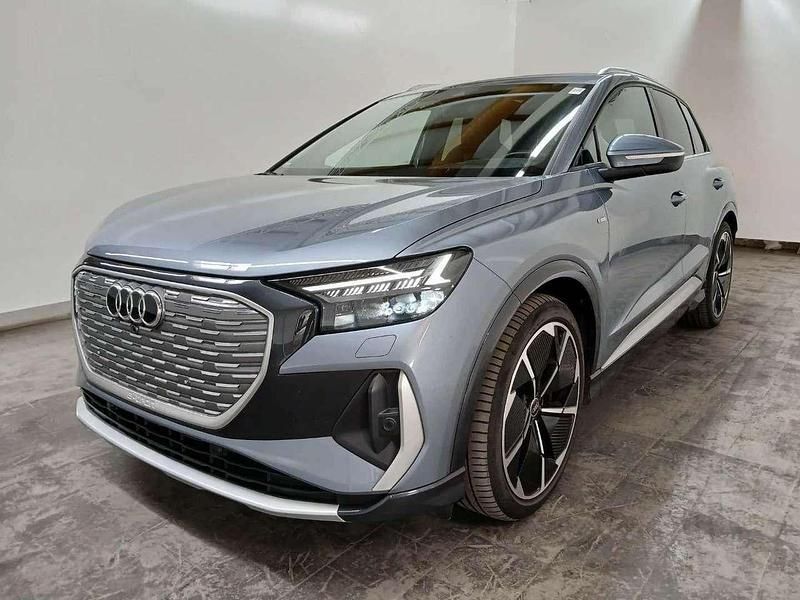 Geysirblau metallic Gebraucht 2022 Audi Q4 e-tron S-Line SUV | 35.370 € (Guter Preis) - Bild 1/2