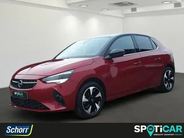 Chili rot (metallic) Gebraucht 2021 Opel Corsa-e Elegance Kleinwagen | 19.900 € (Teuer) - Bild 1/4