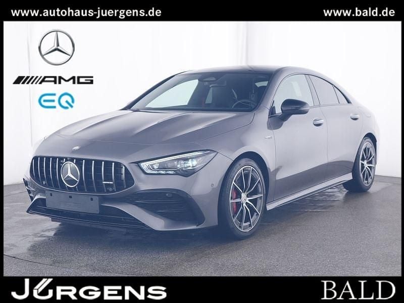 Grau metalliclack mountaingrau Gebraucht 2024 Mercedes CLA35 AMG AMG Coupé | 46.780 € (Guter Preis) - Bild 1/4