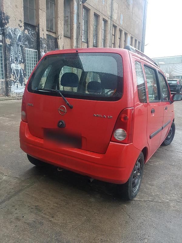 Gebraucht Opel Agila 75 PS (55 kW) 2001 Rot Van / Kleinbus