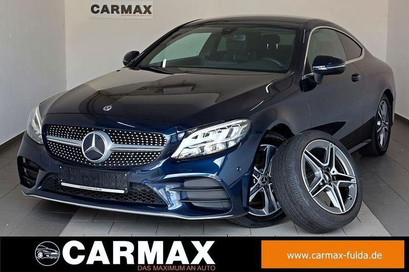 Cavansitblau Gebraucht 2018 Mercedes C200 AMG line Coupé | 25.800 € (Superpreis) - Bild 1/4