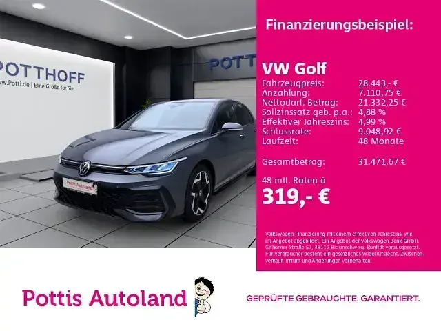 Gebraucht VW Golf VIII R-line 150 PS (110 kW) 2025 Limousine