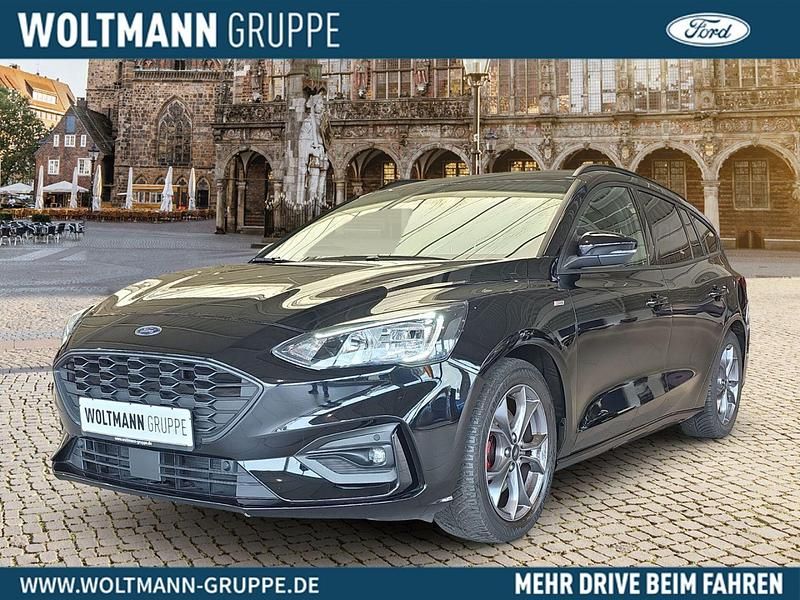 Gebraucht Ford Focus ST-Line X 125 PS (91 kW) 2021 Obsidianschwarz metallic Limousine
