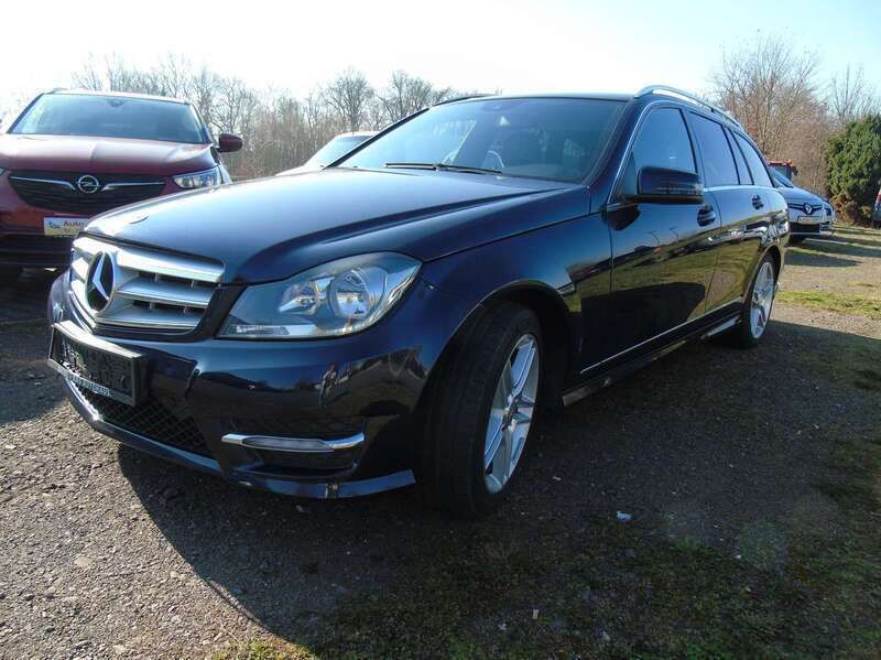 Cavansitblau metalliclack Gebraucht 2012 Mercedes C250 Style Kombi | 11.499 € (Fairer Preis) - Bild 1/4