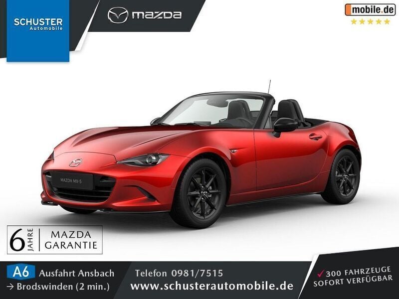 Rot Gebraucht 2024 Mazda MX5 Cabrio | 28.580 € (Superpreis) - Bild 1/3