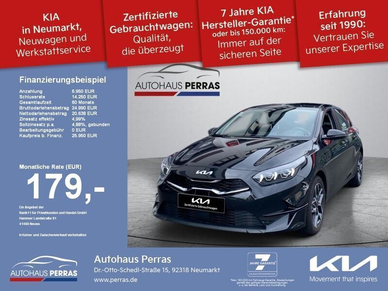 Zilinaschwarz Gebraucht 2023 Kia Ceed Spirit Limousine | 25.950 € (Fairer Preis) - Bild 1/4
