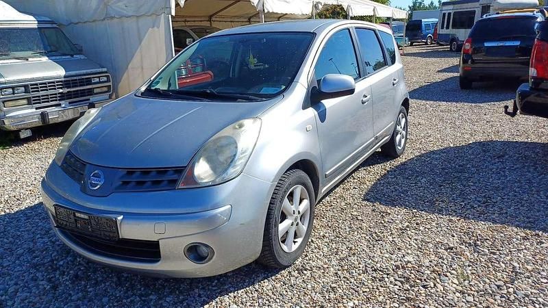 Silber Gebraucht 2008 Nissan Note Visia Van / Kleinbus | 1.200 € (Superpreis) - Bild 1/4