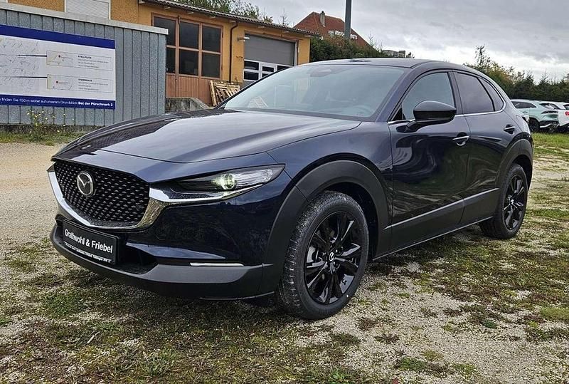 Deep crystal blue Neu 2025 Mazda CX-30 Homura-Line SUV | 30.750 € - Bild 1/4