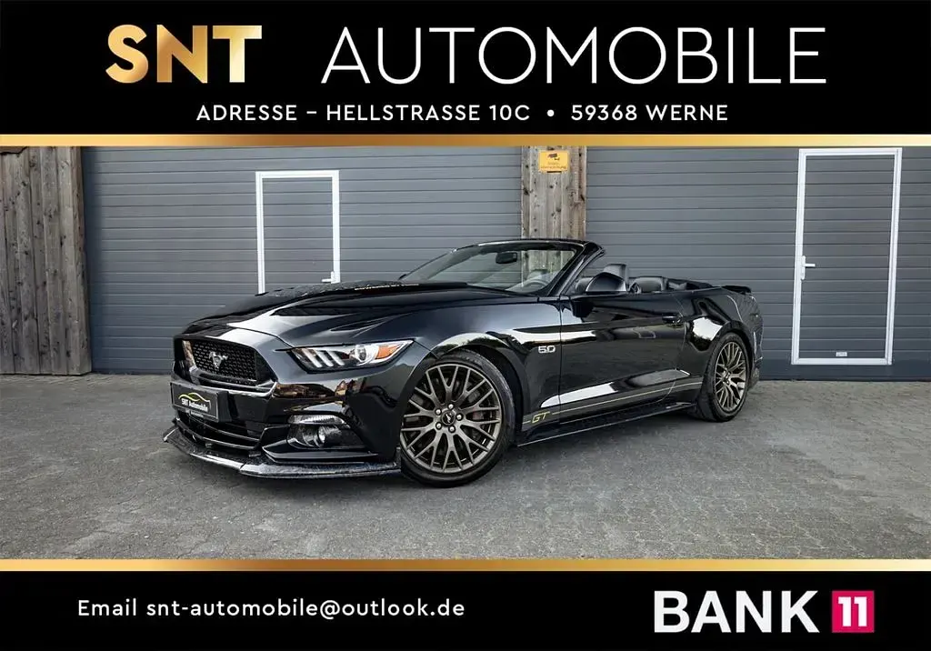Gebraucht Ford Mustang GT Convertible 421 PS (309 kW) 2016 Shadow black Cabrio