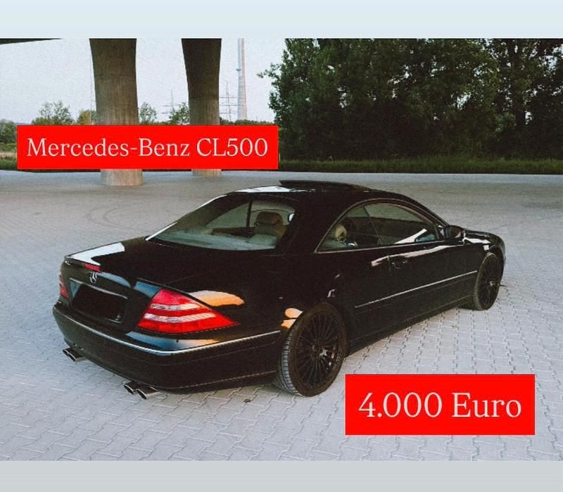 Schwarz Gebraucht 2000 Mercedes CL500 Coupé | 4.000 € - Bild 1/4