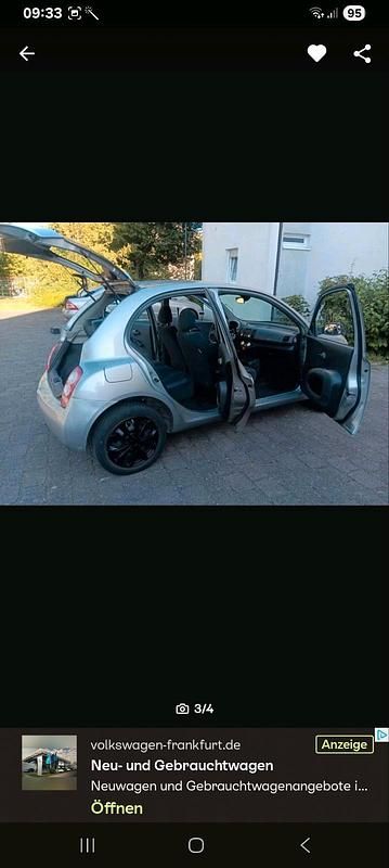 Silber Gebraucht 2004 Nissan Micra Kleinwagen | 3.600 € - Bild 1/4