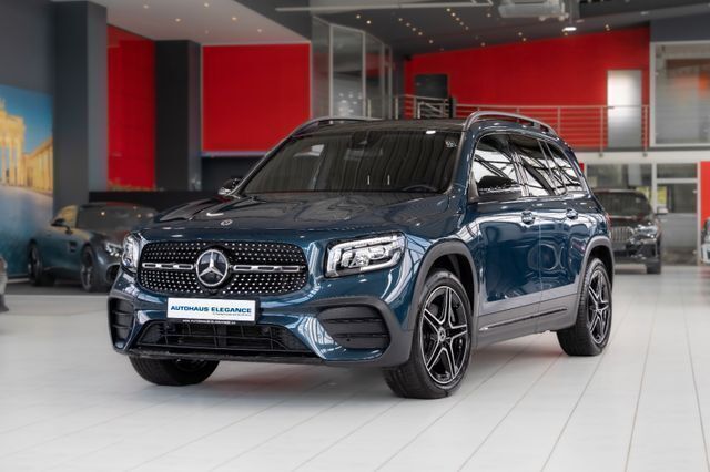 Blau Gebraucht 2022 Mercedes GLB200 AMG line SUV | 40.980 € (Etwas zu teuer) - Bild 1/4