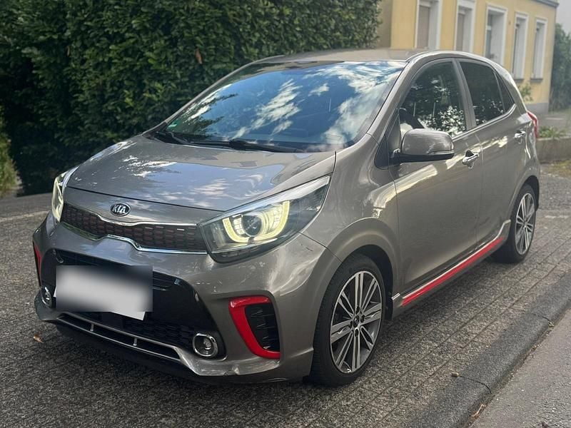 Grau Gebraucht 2020 Kia Picanto GT-Line Kleinwagen | 10.500 € - Bild 1/4
