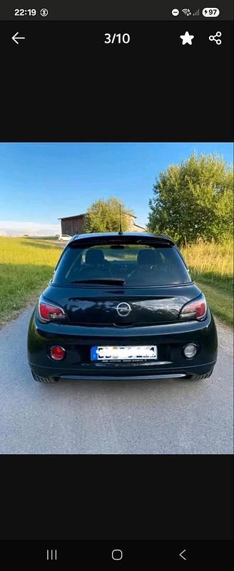 Gebraucht Opel Adam 101 PS (74 kW) 2013 Schwarz Kleinwagen