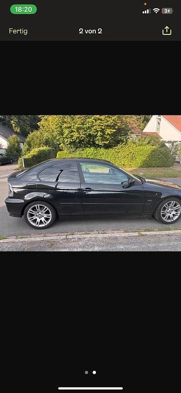 Schwarz Gebraucht 2001 BMW 325 Coupé | 3.000 € (Superpreis) - Bild 1/4