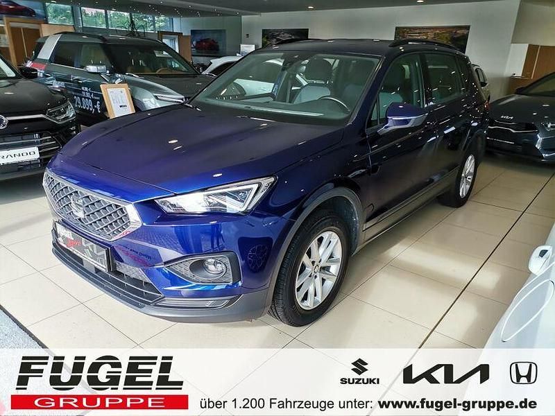 "atlantic" blau Gebraucht 2020 Seat Tarraco 4Drive SUV | 23.465 € (Guter Preis) - Bild 1/4