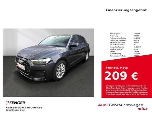Grau Gebraucht 2020 Audi A1 Sportback Advanced Kleinwagen | 21.380 € (Fairer Preis) - Bild 1/4