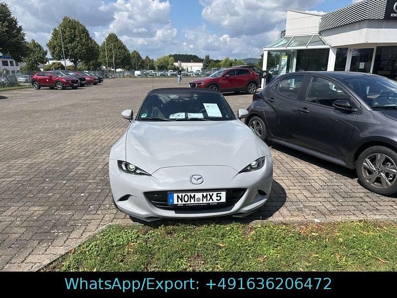 Grau Neu 2025 Mazda MX5 Exclusive-Line Cabrio | 33.640 € - Bild 1/4
