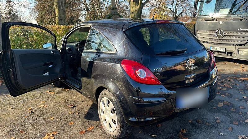 Schwarz Gebraucht 2010 Opel Corsa Limousine | 1.299 € (Superpreis) - Bild 1/4