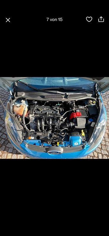 Gebraucht Ford Fiesta 82 PS (60 kW) 2012 Blau Kleinwagen