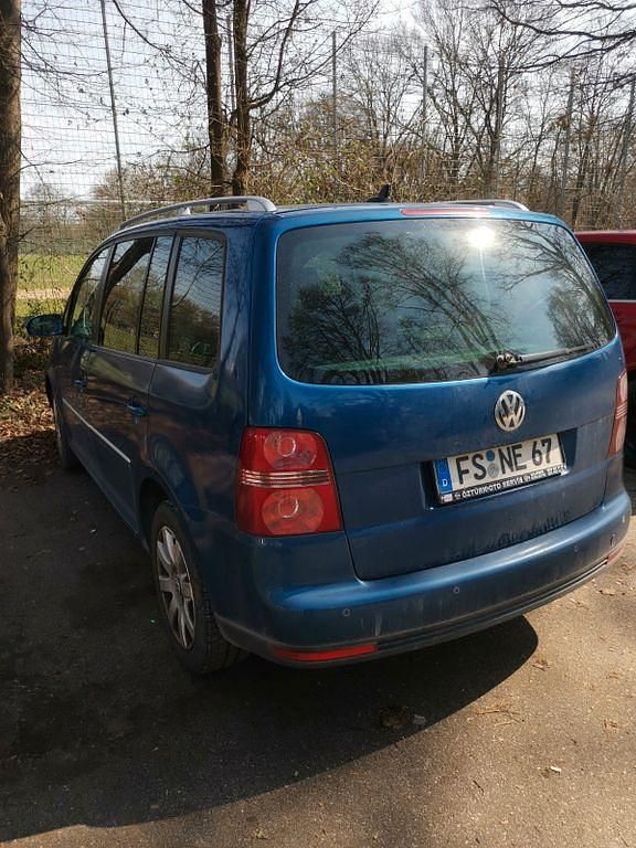 Gebraucht VW Touran Highline 170 PS (125 kW) 2007 Blau Van / Kleinbus