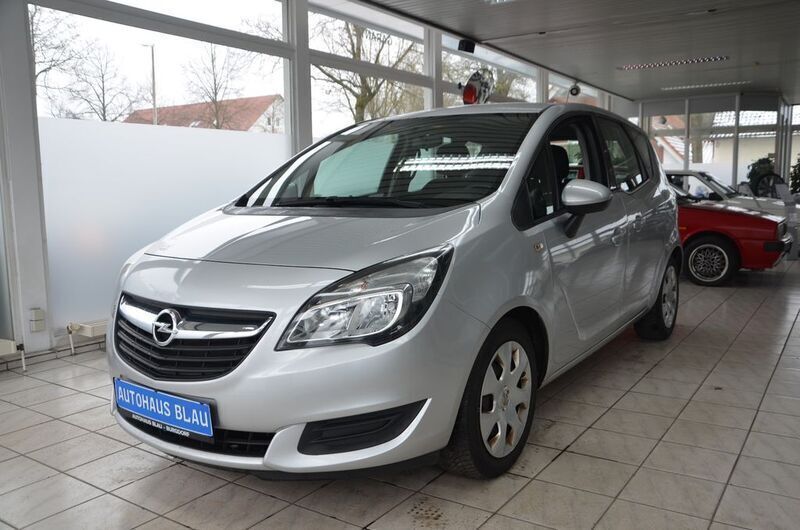 Silber Gebraucht 2016 Opel Meriva Edition Van / Kleinbus | 9.990 € (Etwas zu teuer) - Bild 1/4