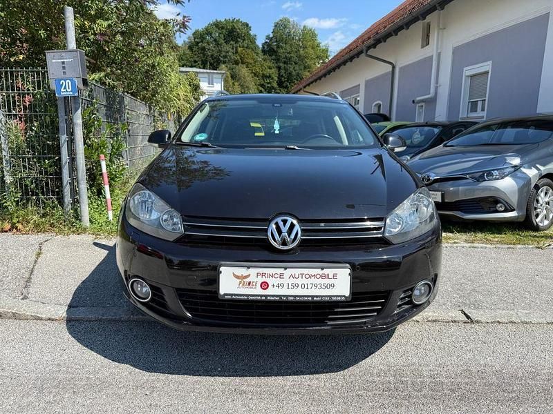 Schwarz Gebraucht 2010 VW Golf VI Comfortline Kombi | 3.900 € (Superpreis) - Bild 1/4