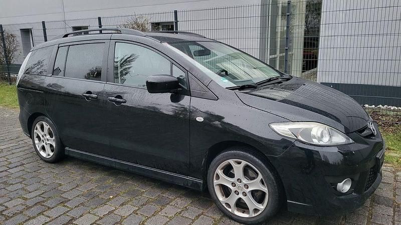 Schwarz Gebraucht 2010 Mazda 5 Active Plus Van / Kleinbus | 3.900 € (Superpreis) - Bild 1/4