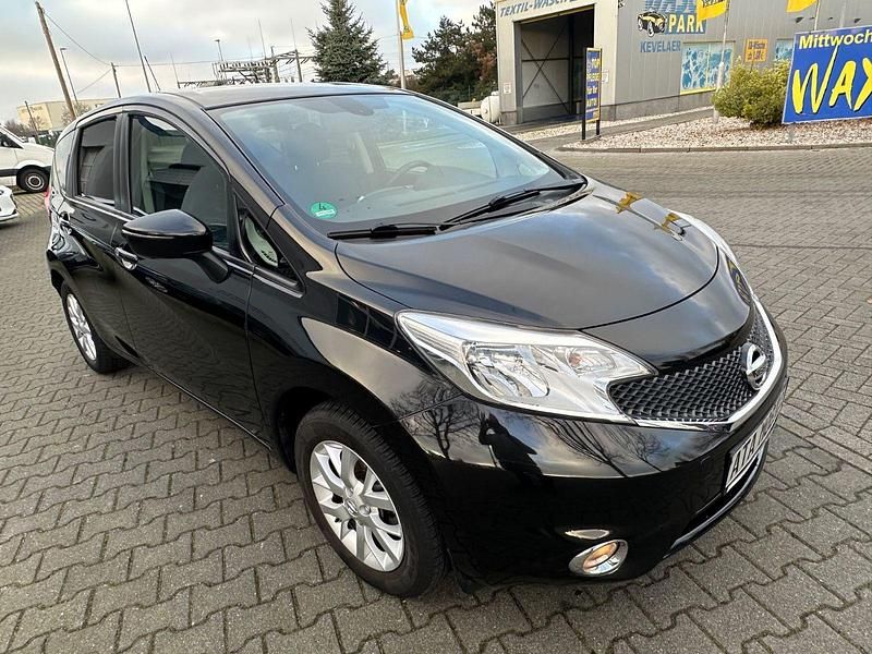 Schwarz Gebraucht 2016 Nissan Note Acenta+ Kleinwagen | 8.699 € (Fairer Preis) - Bild 1/4
