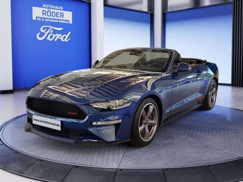 Atlas blue metallic Gebraucht 2023 Ford Mustang GT Convertible Cabrio | 52.990 € (Etwas zu teuer) - Bild 1/4