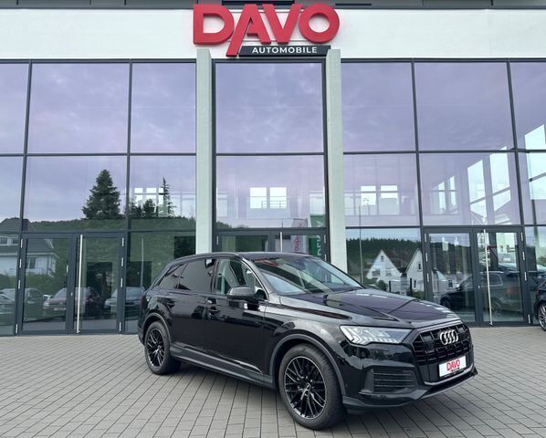 Mythosschwarz metallic Gebraucht 2023 Audi Q7 S-Line SUV | 52.991 € (Superpreis) - Bild 1/4
