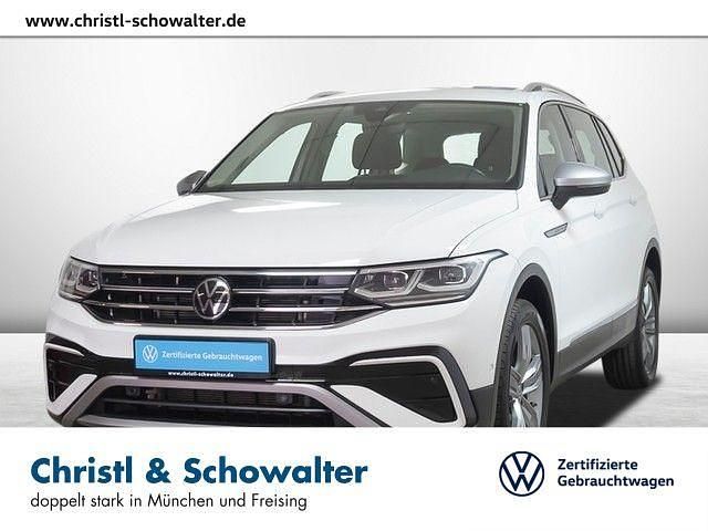 Pure white Gebraucht 2022 VW Tiguan Allspace Elegance SUV | 34.411 € (Fairer Preis) - Bild 1/4