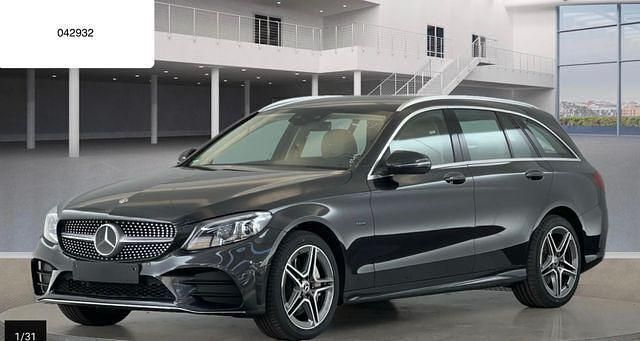 Grey metallic Gebraucht 2020 Mercedes C300e AMG line Kombi | 25.350 € (Guter Preis) - Bild 1/4