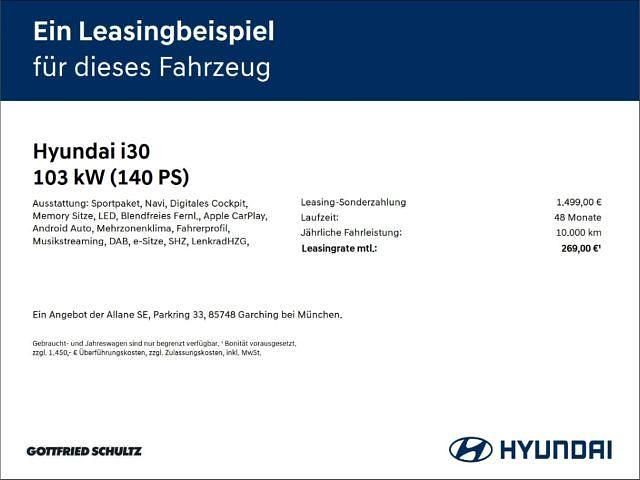 Neu Hyundai i30 N Line 140 PS (102 kW) 2026 Shimmering silver Kombi