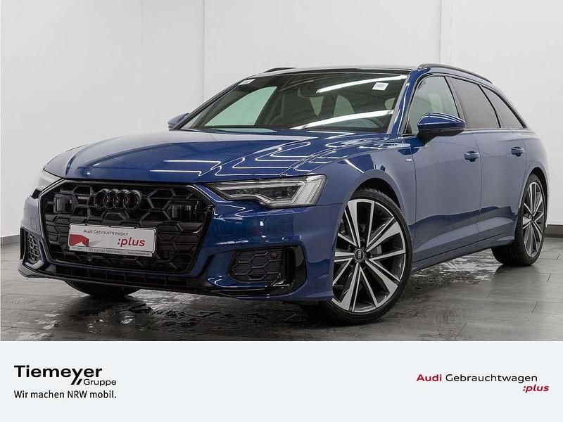 Blau Neu 2024 Audi A6 S-Line Kombi | 58.870 € - Bild 1/4