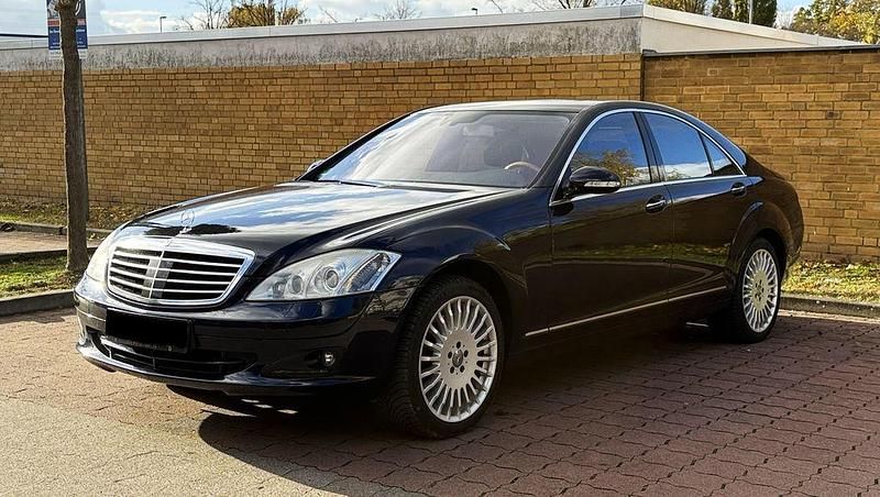 Blau Gebraucht 2007 Mercedes S500 Limousine | 10.499 € (Fairer Preis) - Bild 1/4