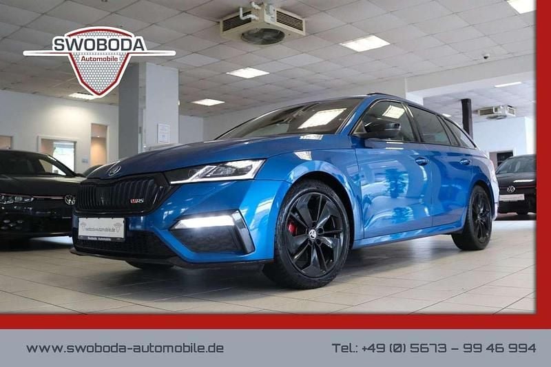 Blau Gebraucht 2022 Skoda Octavia RS Kombi | 24.950 € (Fairer Preis) - Bild 1/2