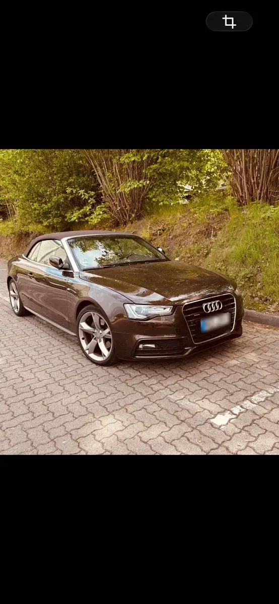 Gebraucht Audi A5 Cabriolet Design 245 PS (180 kW) 2012 Braun Cabrio