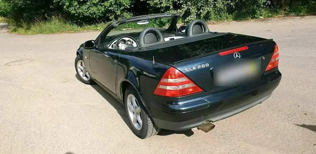 Gebraucht Mercedes SLK200 136 PS (100 kW) 1997 Schwarz Cabrio