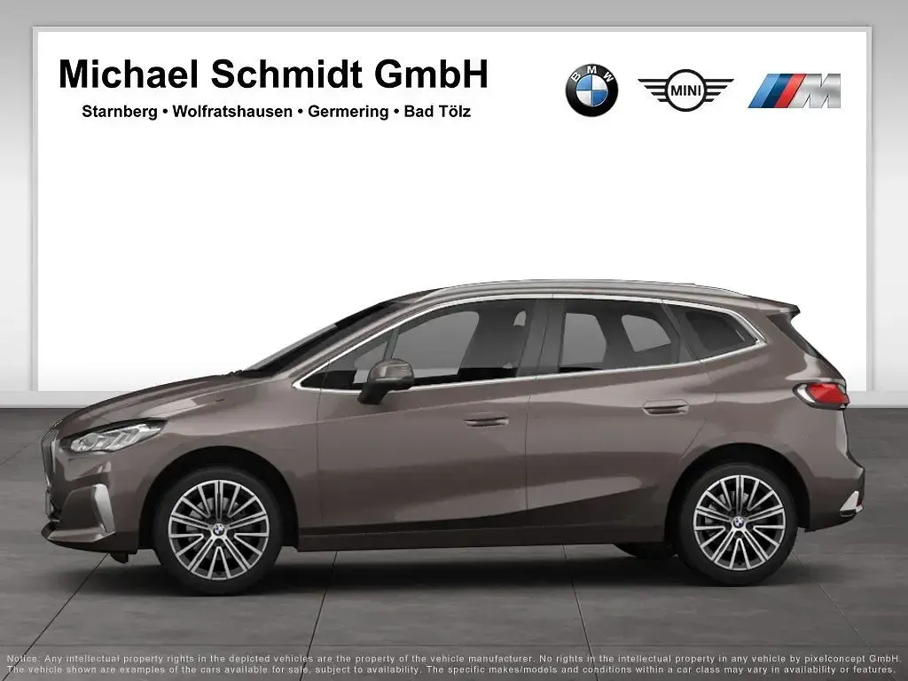 Używany BMW 218 Active Tourer Efficient Dynamics 150 KM (110 kW) 2025 Brązowy Minivan