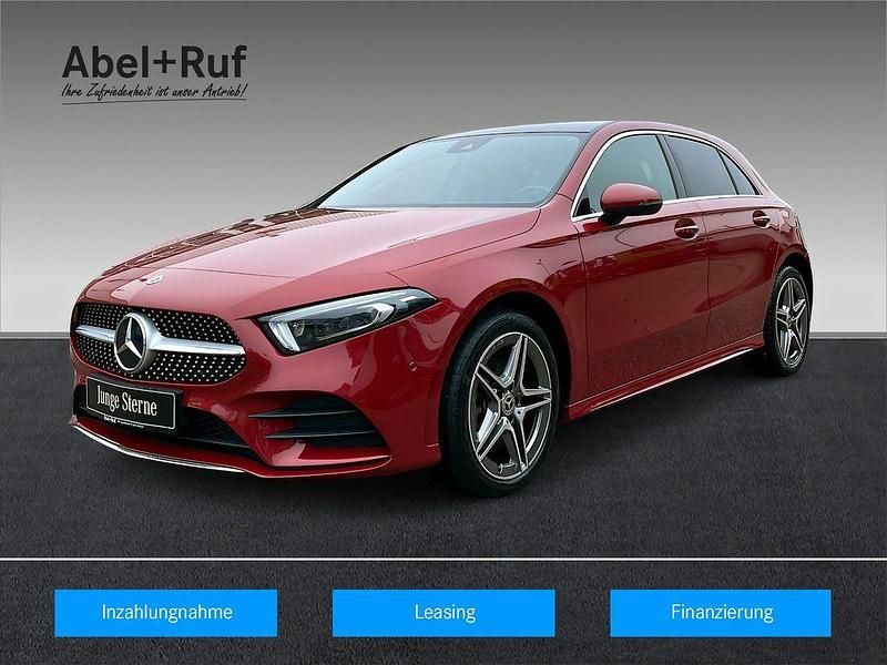 Manufaktur lack manufaktur patag (metallic) Gebraucht 2021 Mercedes A250 AMG Limousine | 27.489 € (Fairer Preis) - Bild 1/4
