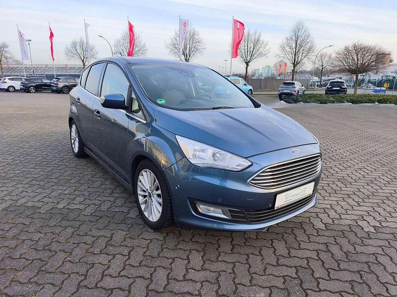 Gebraucht Ford C-MAX Titanium 125 PS (91 kW) 2019 Blau Van / Kleinbus