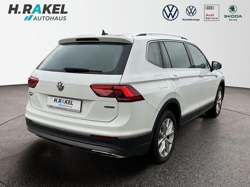 Gebraucht VW Tiguan Allspace Highline 200 PS (147 kW) 2021 Weiß SUV