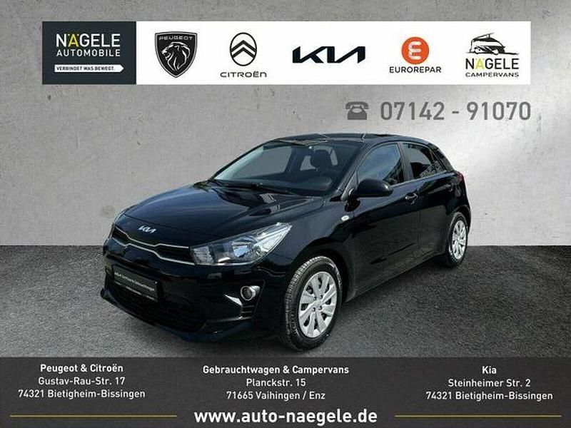 Black metallic Gebraucht 2022 Kia Rio Edition 7 Kleinwagen | 12.800 € (Fairer Preis) - Bild 1/3