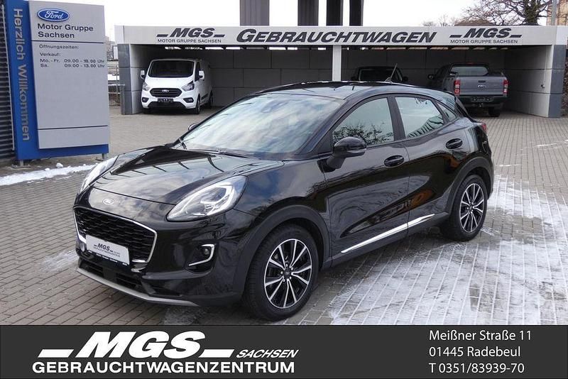 Gebraucht Ford Puma Titanium 125 PS (91 kW) 2020 Obsidianschwarz metallic SUV