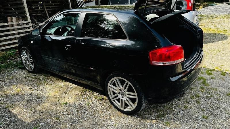 Gebraucht Audi A3 S-Line 220 PS (161 kW) 2008 Schwarz Kleinwagen
