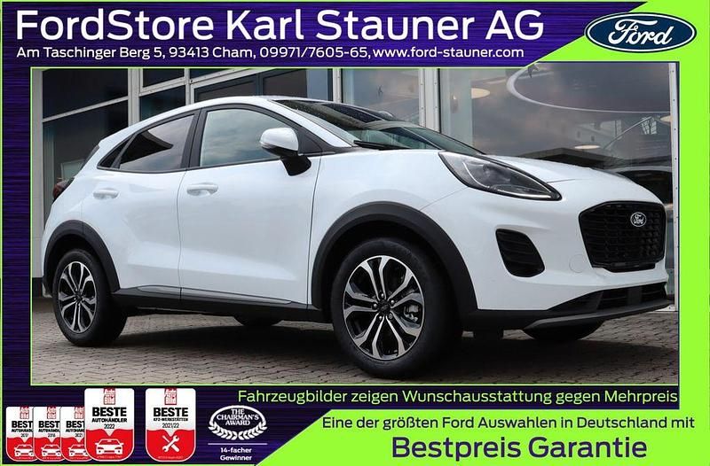 Frozen white Neu 2025 Ford Puma Titanium SUV | 24.980 € (Superpreis) - Bild 1/4